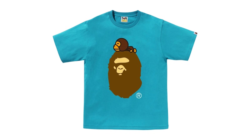 BAPE Milo On Big Ape Tee Blue