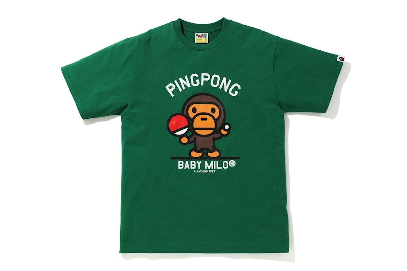 BAPE Milo Pingpong Sports Tee Green