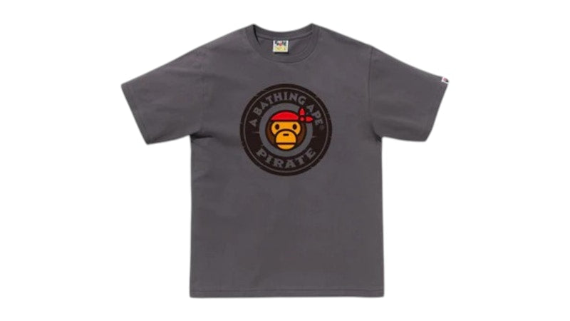 BAPE Milo Pirate Tee Charcoal