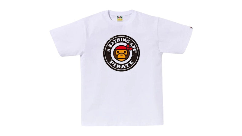 BAPE Milo Pirate Tee White