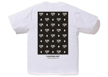 BAPE Monogram Box Tee White