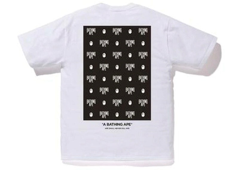 BAPE Monogram Box Tee White