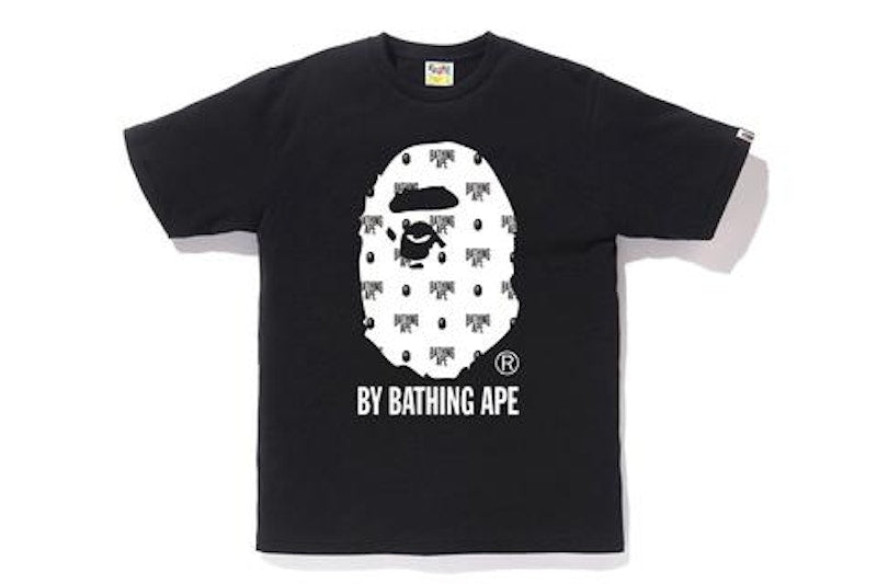 BAPE Monogram by Bathing Tee Black/White