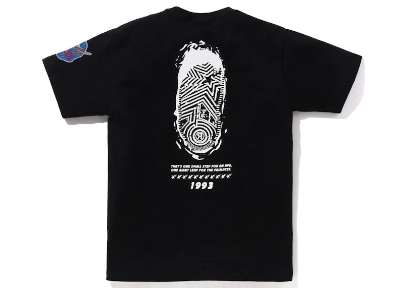 BAPE Moon Landing Tee Black