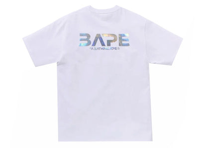 BAPE Moon Photo Ape Head Tee White