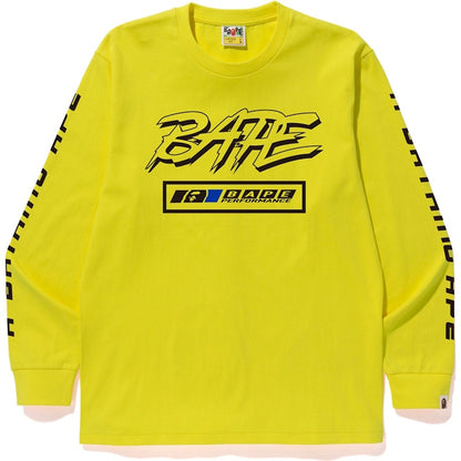BAPE Motor Sport L/S Tee Yellow