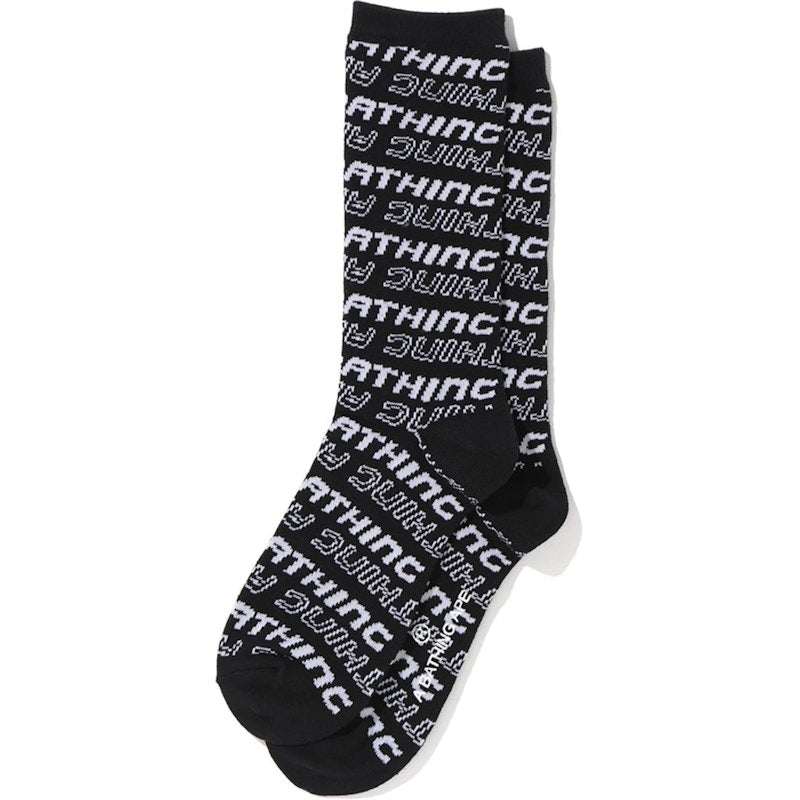 BAPE Motor Sport Socks Black