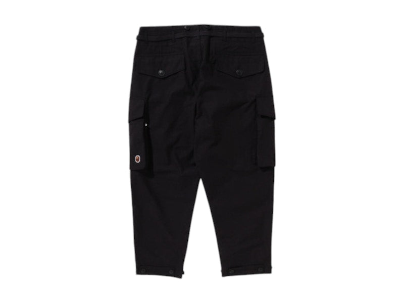 BAPE Mr Bathing Ape Cargo Pants Black