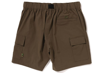 BAPE Mr Bathing Ape Multi Pocket Wide Fit Shorts Olive Drab