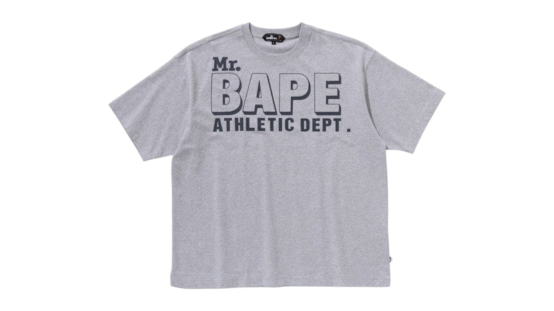 BAPE Mr.Bathing Ape Bape Logo Tee Gray