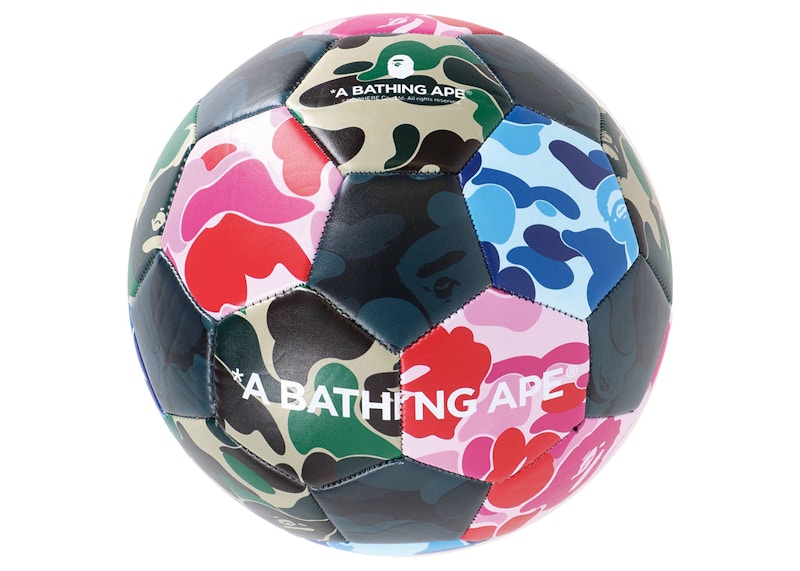 BAPE Multi ABC Camo Soccer Ball Multi