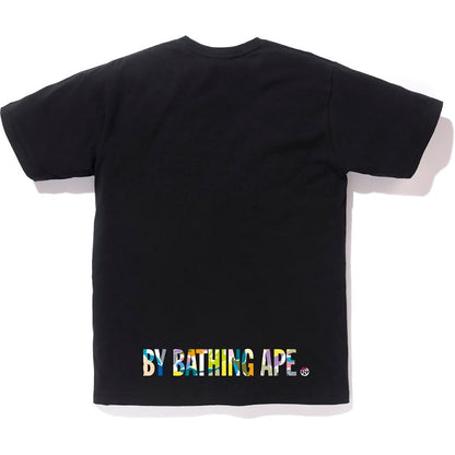 BAPE Multi Camo Ape Face Tee Black