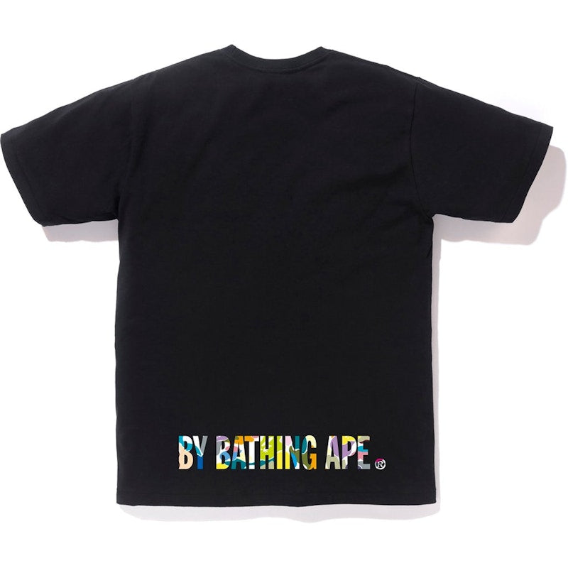 BAPE Multi Camo Ape Face Tee Black