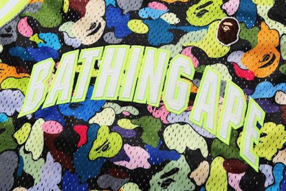BAPE Multi Camo Basketball Tank Top Black