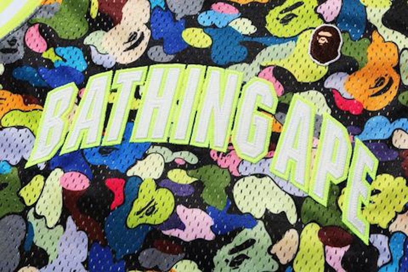 BAPE Multi Camo Basketball Tank Top Black