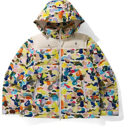BAPE Multi Camo Detachable 3Way Down Jacket White/Multi