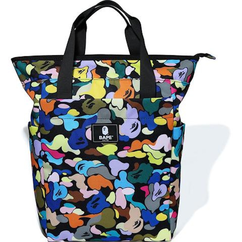 BAPE Multi Camo Moms Day Pack Black