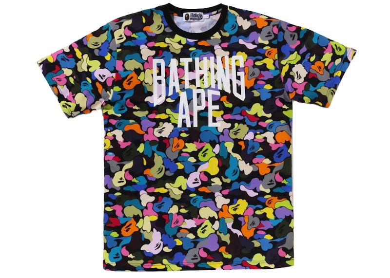 BAPE Multi Camo NYC Logo Tee Multicolor/Black