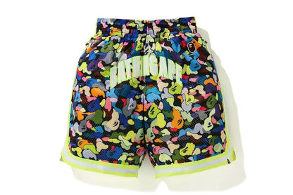 BAPE Multi Camo Wide Basketball Shorts Black