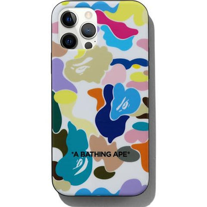 BAPE Multi Camo iPhone 12/12 Pro Case White