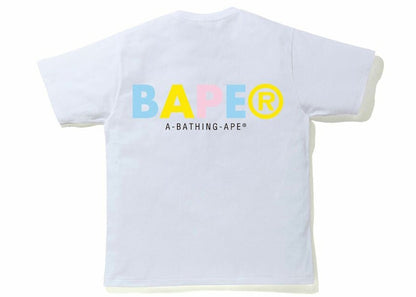 BAPE Multi-Color Print Tee White