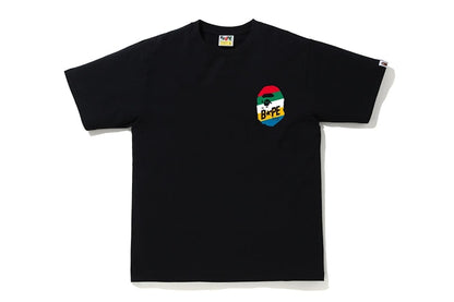 BAPE Multi Color Sta Logo Tee Black