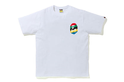 BAPE Multi Color Sta Logo Tee White