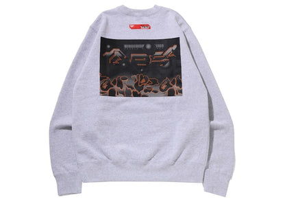 BAPE Multi Graphic Crewneck Gray