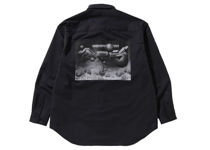 BAPE Multi Graphic Loose Fit Shirt Black