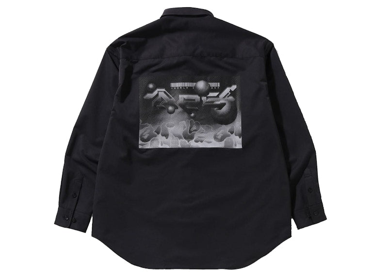 BAPE Multi Graphic Loose Fit Shirt Black