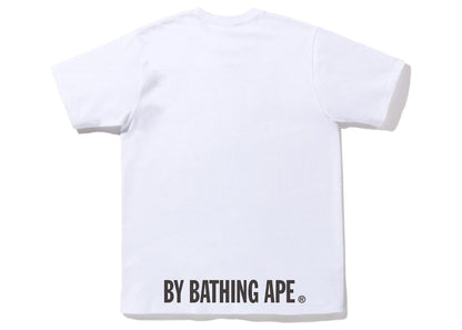 BAPE Multi Label Ape Face Tee White