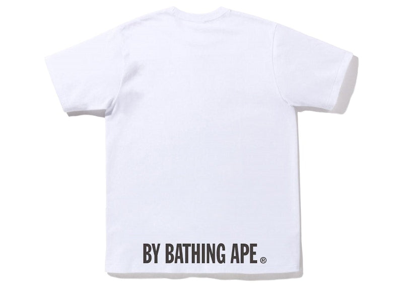 BAPE Multi Label Ape Face Tee White