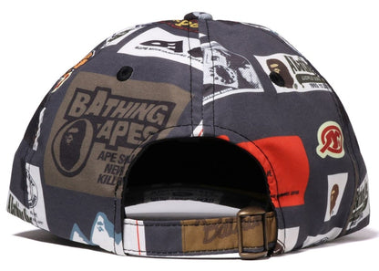 BAPE Multi Label Pannel Cap Multi