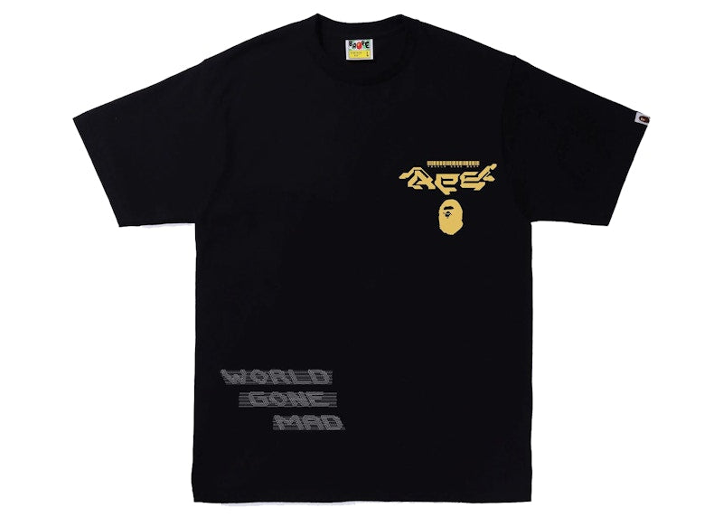 BAPE Multi Logo 1 Tee Black