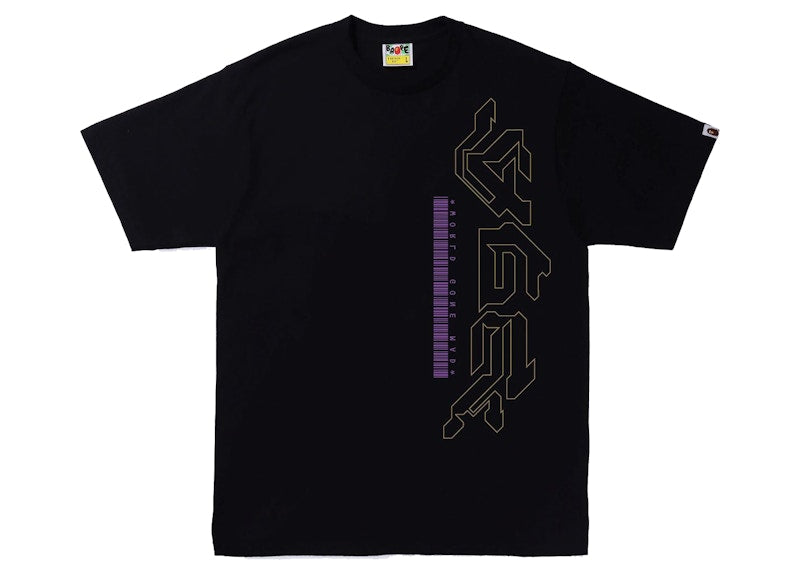 BAPE Multi Logo 2 Tee Black