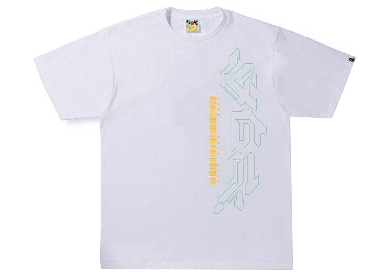 BAPE Multi Logo 2 Tee White
