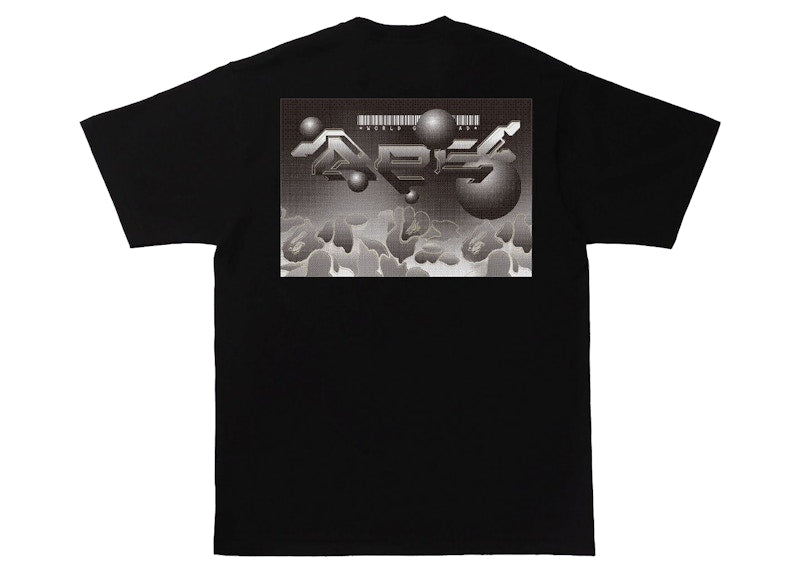 BAPE Multi Logo 3 Tee Black