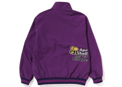 BAPE Multi Motif Loose Fit Light Jacket Purple