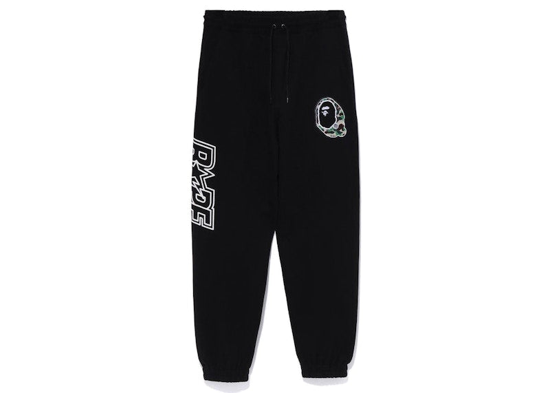 BAPE Multi Motif Sweatpants Black