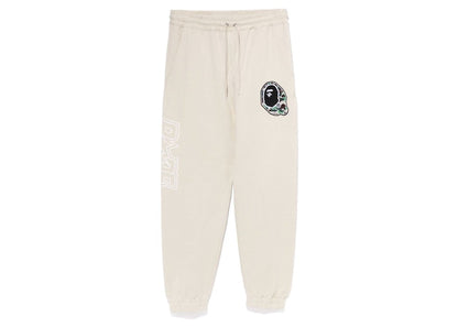 BAPE Multi Motif Sweatpants White