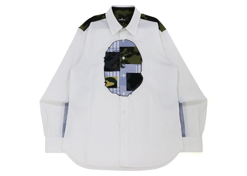 BAPE Multi Pattern Shirt White