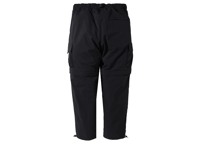 BAPE Multi Pocket Detachable Wide Fit Pants Black