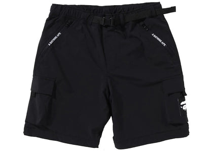 BAPE Multi Pocket Detachable Wide Fit Pants Black