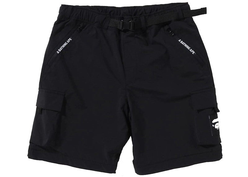BAPE Multi Pocket Detachable Wide Fit Pants Black