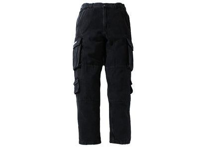 BAPE Multi Pocket Loose Fit Cargo Denim Pants Black