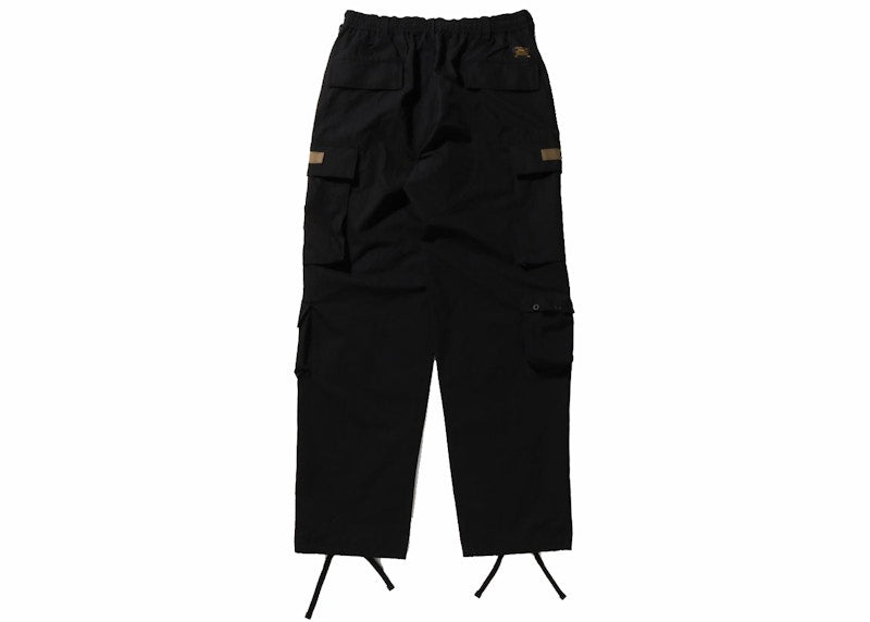 BAPE Multi Pocket Loose Fit Cargo Pants Black