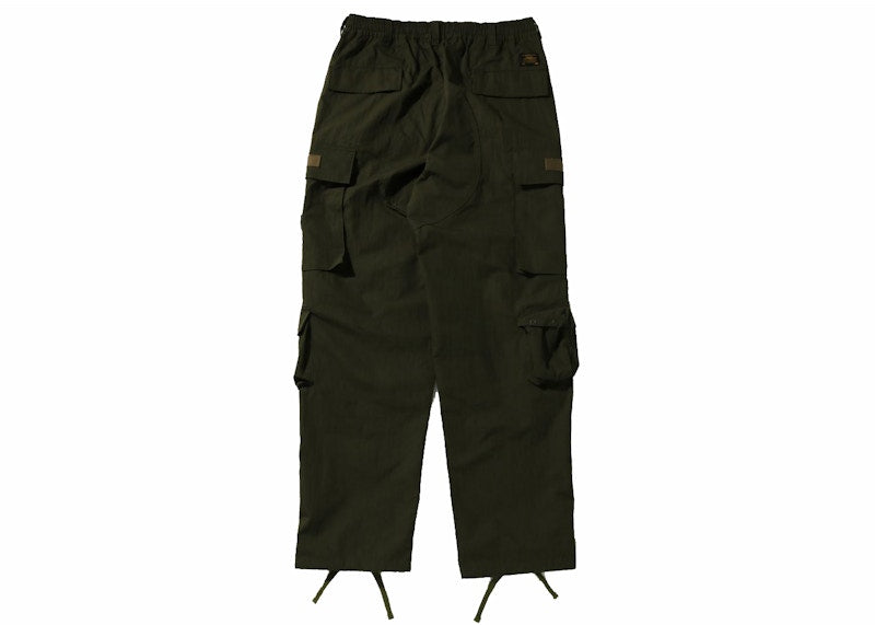BAPE Multi Pocket Loose Fit Cargo Pants Olivedrab