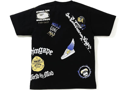 BAPE Multi Print Tee Black