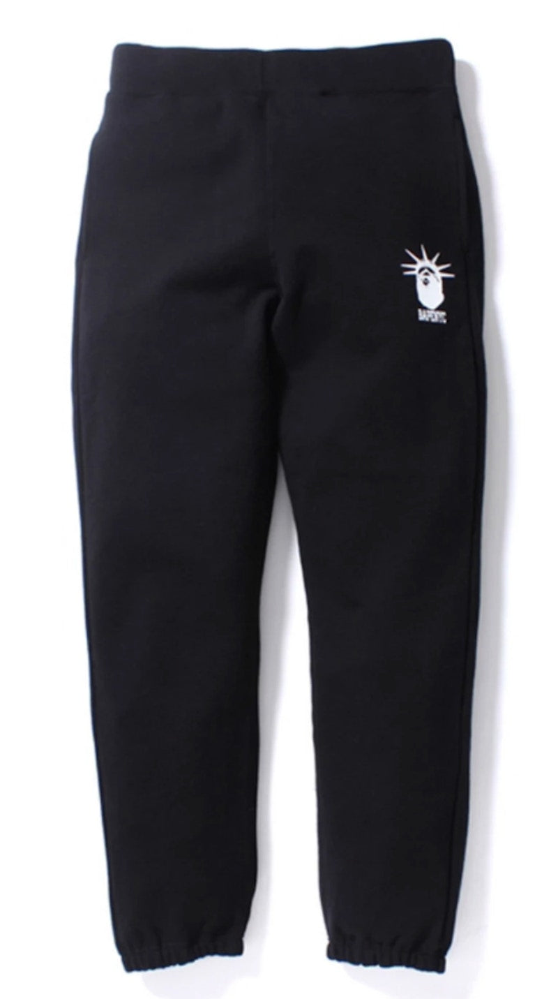 BAPE NYC Slim Sweatpants Black