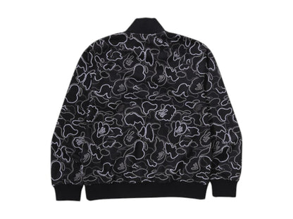 BAPE Neon Camo Jacquard Track Jacket Black